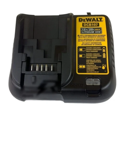 CARREGADOR DE BATERIAS 12/20 V  ION LITIO  BIVOLT 110/220- DEWALT DCB107